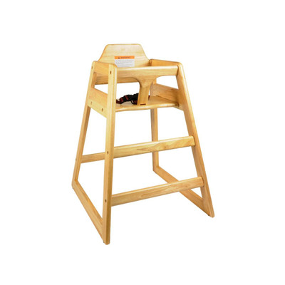 Thunder Group WDTHHC018A Wood Natural Finish High Chair