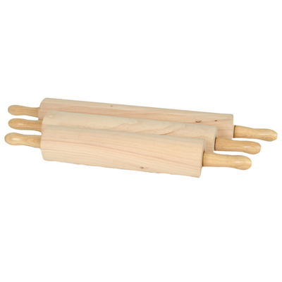 Thunder Group WDRNP013 13&quot; Solid Wood Rolling Pin