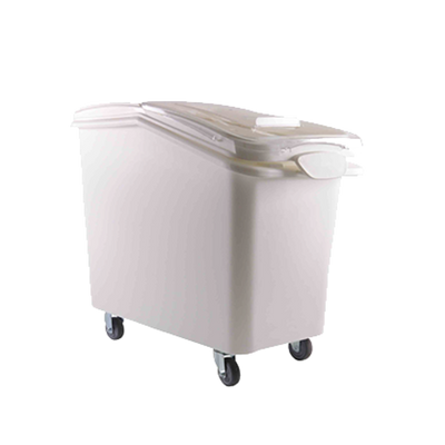 Thunder Group PLIB027C 27 Gal. White Polypropylene Ingredient Bin