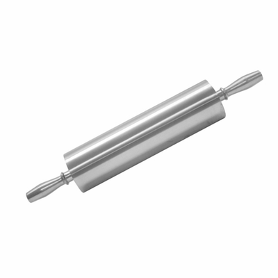 Thunder Group ALRNP015 15&quot; L x 3.5&quot; Dia. Silver Aluminum Rolling Pin