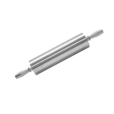 Thunder Group ALRNP015 15" L x 3.5" Dia. Silver Aluminum Rolling Pin