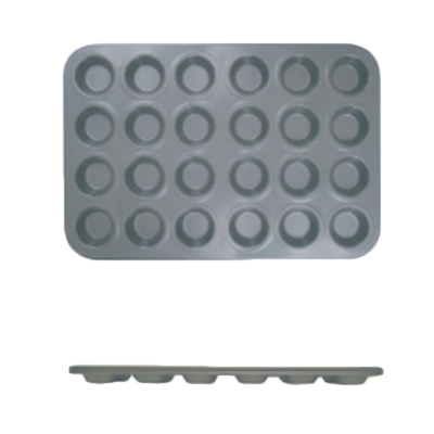 Thunder Group SLKMP124 1.5 Oz. per Compartment Carbon Steel Muffin Pan