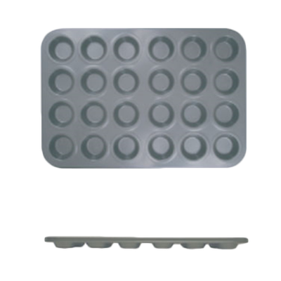 Thunder Group SLKMP124 1.5 Oz. per Compartment Carbon Steel Muffin Pan