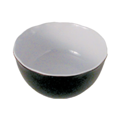 Thunder Group RF5112BW 176 Oz. Two Tone Round Melamine Serving Bowl