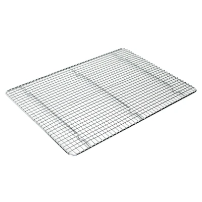 Thunder Group SLWG1216 16" W x 12" H Chrome Plated Wire Icing or Cooling Rack with Built-In Feet