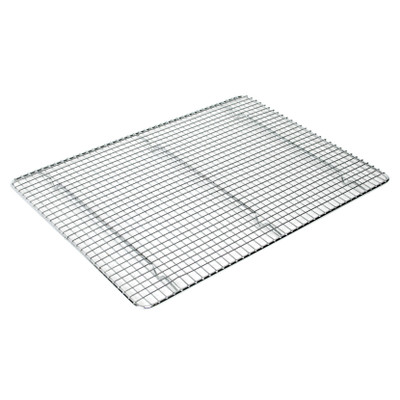 Thunder Group SLWG1216 16" W x 12" H Chrome Plated Wire Icing or Cooling Rack with Built-In Feet