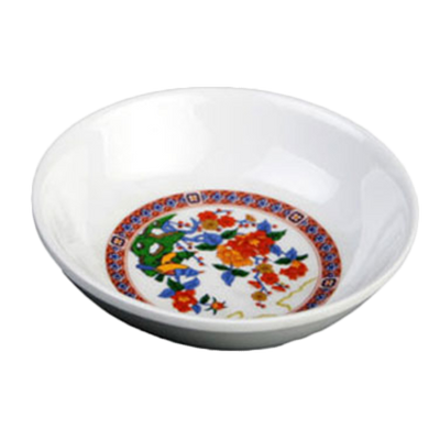 Thunder Group 1101TP 1 Oz. Melamine Peacock Sauce Dish