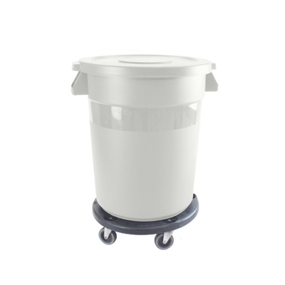 Thunder Group PLTC020WL White Round Plastic Trash Can Lid