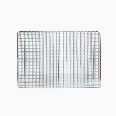 Thunder Group SLWG1624 23.75" W x 16.13" H Chrome Plated Wire Icing or Cooling Rack with Built-In Feet