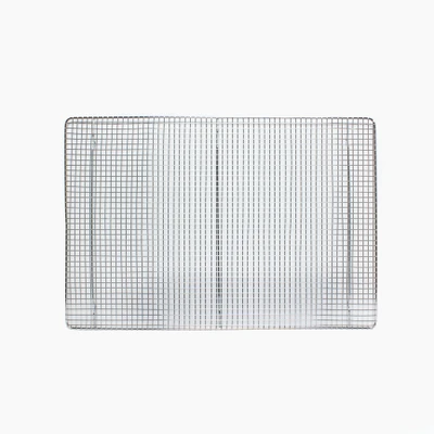 Thunder Group SLWG1624 23.75" W x 16.13" H Chrome Plated Wire Icing or Cooling Rack with Built-In Feet