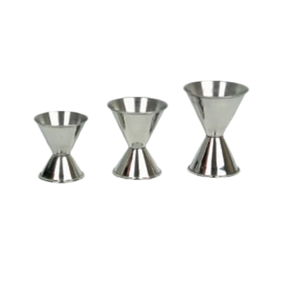 Thunder Group SLJG002 0.75 Oz. Small x 1.5 Oz. Large Stainless Steel Jigger