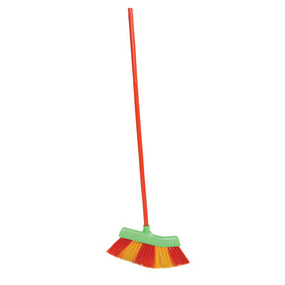Thunder Group PLSP002 Standard 4-Color Pattern Polypropylene Bristles Broom