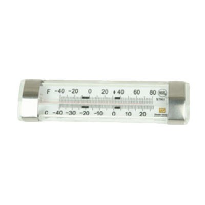 Thunder Group SLTHL080 Stainless Steel Tube Type Refrigerator and Freezer Thermometer