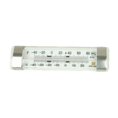 Thunder Group SLTHL080 Stainless Steel Tube Type Refrigerator and Freezer Thermometer