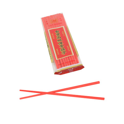 Thunder Group PLCS003 Red Plastic Chopsticks