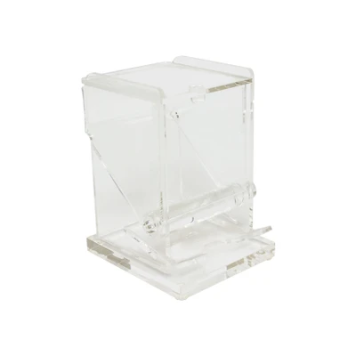 Thunder Group PLTD003 3.63" W Clear Acrylic Rectangular Toothpick Dispenser