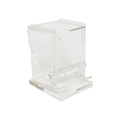 Thunder Group PLTD003 3.63" W Clear Acrylic Rectangular Toothpick Dispenser