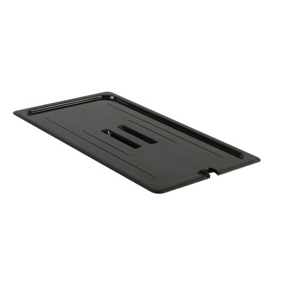 Thunder Group PLPA7000CSBK Full-Size Black Polycarbonate Food Pan Cover