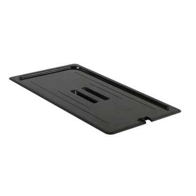 Thunder Group PLPA7000CSBK Full-Size Black Polycarbonate Food Pan Cover