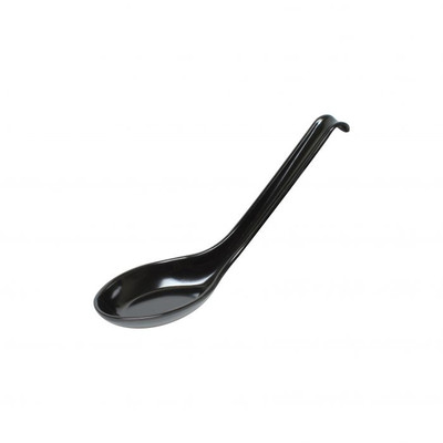 Thunder Group 7200BK 0.63 Oz. Black Melamine Classic Soup Spoon