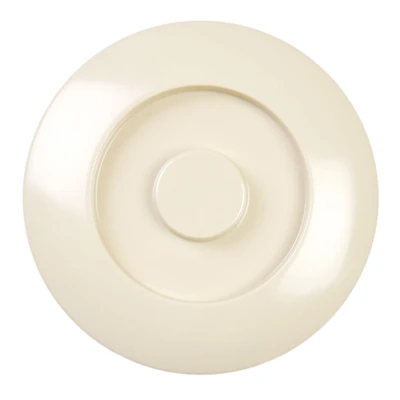 Thunder Group NS608CT 8.25" Dia. NuStone Tan Melamine Tortilla or Divided Server Lid