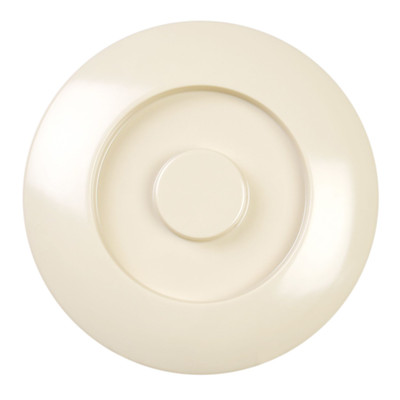 Thunder Group NS608CT 8.25" Dia. NuStone Tan Melamine Tortilla or Divided Server Lid