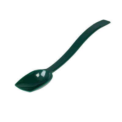 Thunder Group PLBS010GR 0.75 Oz. Green Polycarbonate Solid 10" Buffet Spoon