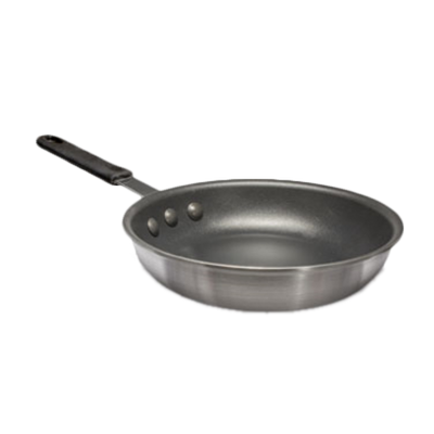 Crestware FRY08SH 8.5&quot; Black Aluminum Riveted Handle Fry Pan