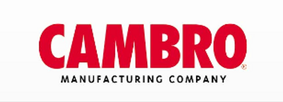 Cambro CBR14E151 13.5&quot; W x 2.25&quot; D x 1.5&quot; H Soft Gray Polypropylene Camshelving Basic Plus End Shelf Rail Kit