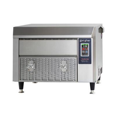 Quik n' Crispy QCR900009AR 16.5" W x 16.5" D x 3" H Cooking Basket 4.3" Color LCD Touchscreen Rapid Air Fryer RAF Greaseless Fryer - 240 Volts