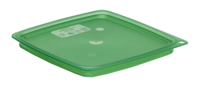 Cambro SFC2FPPP265 Green Polyethylene Square Cover - 6/Case