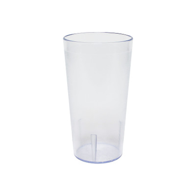Thunder Group PLTHTB012C 12 Oz. Clear Plastic Textured Finish Tumbler