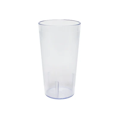 Thunder Group PLTHTB012C 12 Oz. Clear Plastic Textured Finish Tumbler