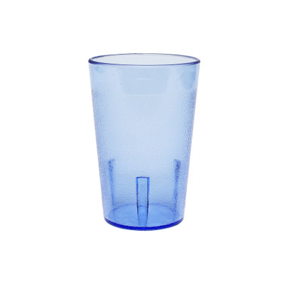Thunder Group PLTHTB010B 9.5 Oz. Blue Plastic Textured Finish Tumbler