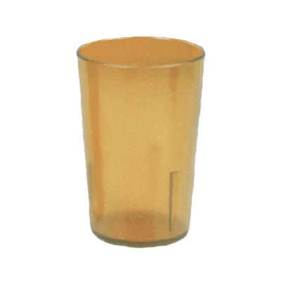 Thunder Group PLTHTB008A 8 Oz. Amber Plastic Textured Finish Tumbler