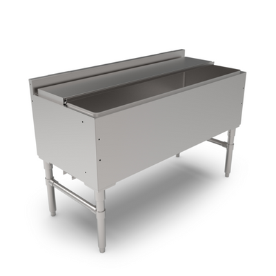 John Boos UBIB-2148-CP10-X 48" W Stainless Steel Underbar Ice Bin or Cocktail Unit