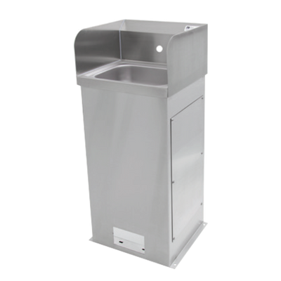 John Boos PBHS-F-1410-SSLR-X 17" W Stainless Steel Freestanding Pro-Bowl Hand Sink