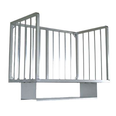 John Boos ALMBR-8W-X 96" W x 20" D Aluminum Wall Mount Meat Boat Rack