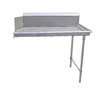 John Boos JDTC-20-24R-X 24" W Stainless Steel 16 Gauge Clean Dishtable