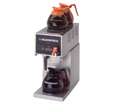 Bloomfield 1012D3F-120V Triple Warmers E.B.C. Coffee Brewer - 120 Volts 1800 Watts