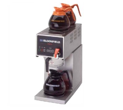 Bloomfield 1012D3F-120V Triple Warmers E.B.C. Coffee Brewer - 120 Volts 1800 Watts