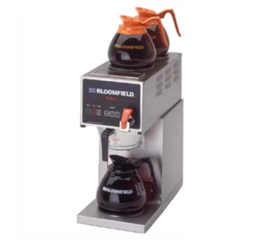 Bloomfield 1012D3F-120V Triple Warmers E.B.C. Coffee Brewer - 120 Volts 1800 Watts