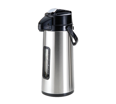 Bloomfield 7755S-ALM-1 2.2 Liter Glass Liner Brushed Stainless Steel Body Lever Pump Airpot