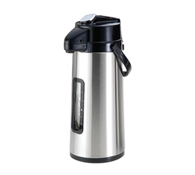 Bloomfield 7755S-ALM-1 2.2 Liter Glass Liner Brushed Stainless Steel Body Lever Pump Airpot