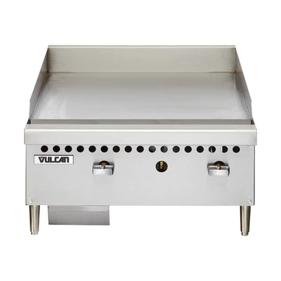 Vulcan VCRG36-M-LP 36" W Stainless Steel Liquid Propane Countertop Griddle - 75,000 BTU