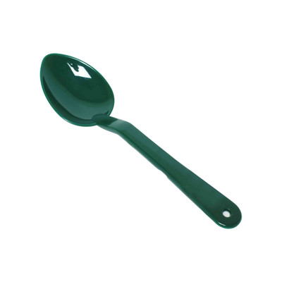 Thunder Group PLSS111GR 11" Green Polycarbonate Solid Serving Spoon