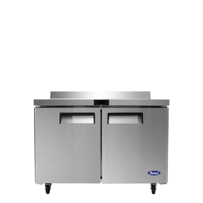 Atosa MGF8413GR 13.4 Cu. Ft. Solid Door Reach-In Freezer Counter or Work Top - 115 Volts