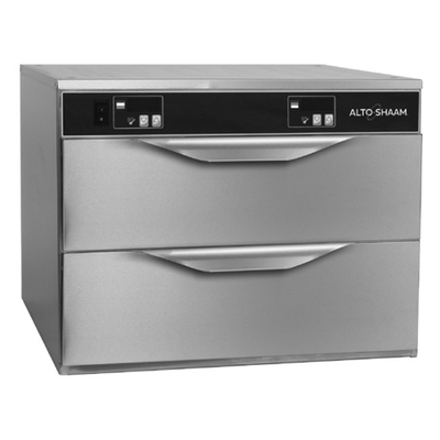 Alto-Shaam 500-2DI Stainless Steel Free Standing Halo Heat Warming 2 Drawers with Individual Digital Controls - 120 Volts
