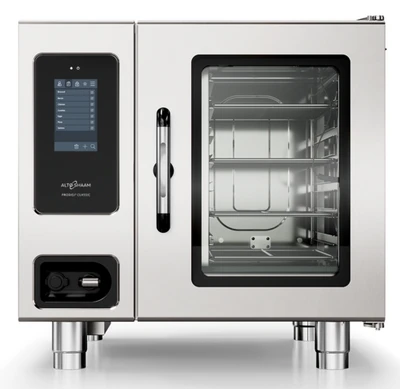 Alto-Shaam 6-10G CLASSIC 35.69" W Stainless Steel Countertop Natural Gas Prodigi Classic Combi Oven or Steamer - 43,000 BTU
