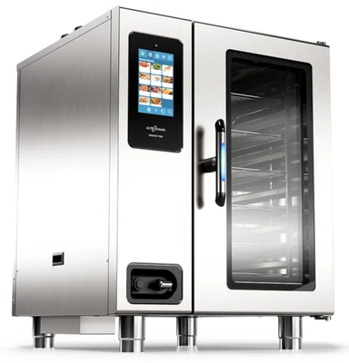 Alto-Shaam 10-10G PRO 35.69" W Stainless Steel Countertop Liquid Propane Prodigi Pro Combi Oven or Steamer - 80,000 BTU